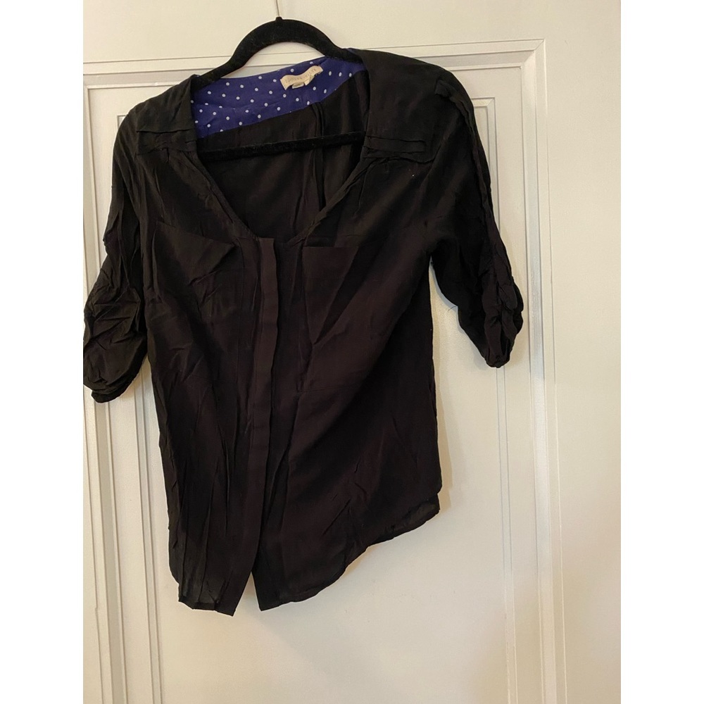 Edme and eslytte size six black top- pre loved